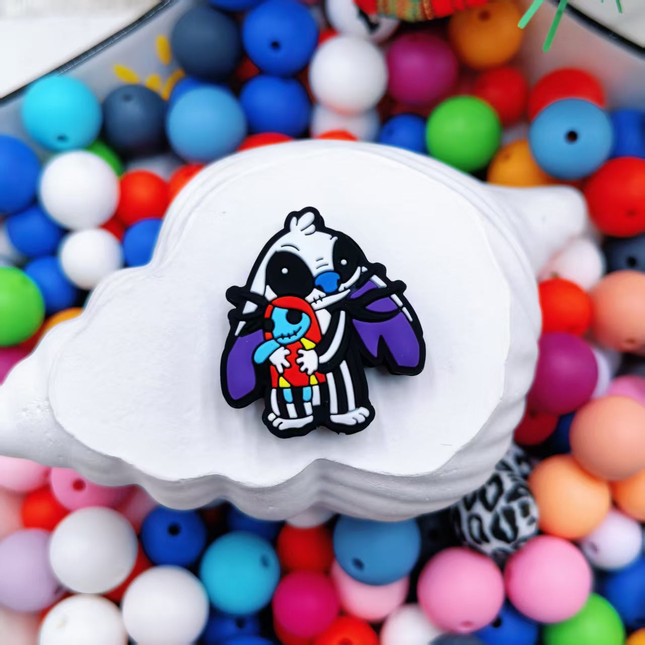 Wholesale Halloween Cartoon Beads DIY Silicone 2D Beads